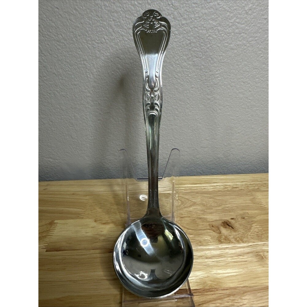 SPOONFUL OF COMFORT Metal Serving Ladle 7 3/4" Long Handle Soup Chili Gravy